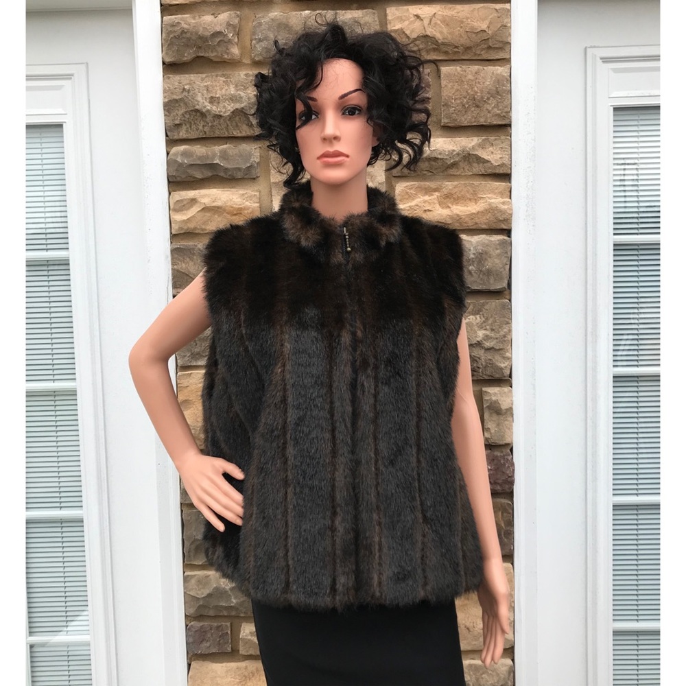 Investments, Faux Fur Vest